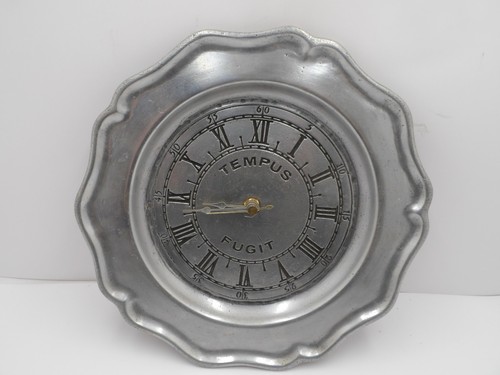 Vintage pewter tempus fugit - pewter,